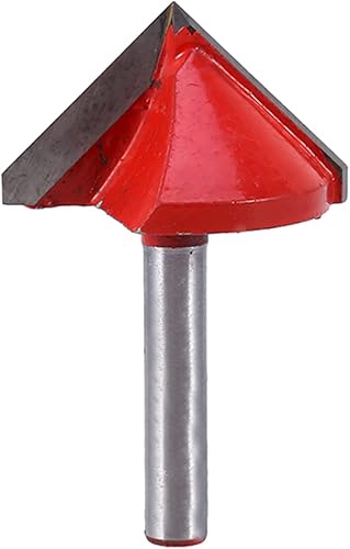 V Router Bit 3D V Router Bits Tratamiento y ranurado Bits Forma Fresado Cuchillo Cortador de Madera CNC Grabado Router Bit 14"