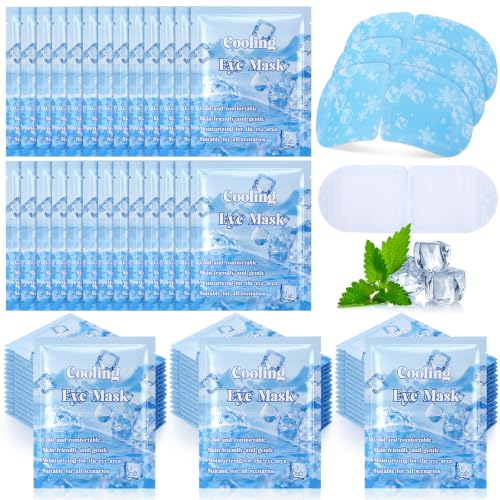 Twistover 70 Pcs Cooling Eye Masks for Sleeping Disposable Eye Patches