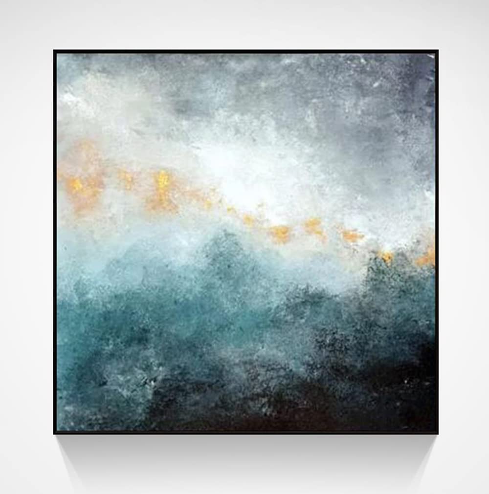 Amazon.co.jp: 手描き油絵 抽象的な質感 3D立体 アートパネル