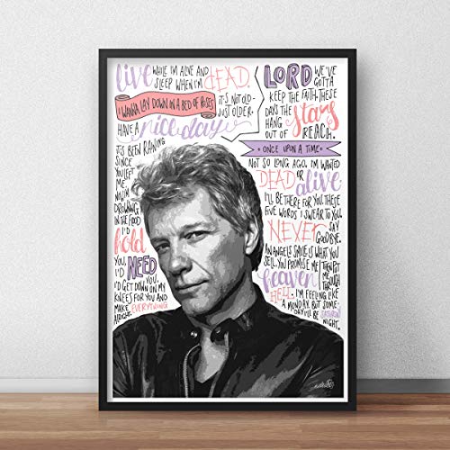 Pósteres/impresiones inspirada en Jon Bon Jovi