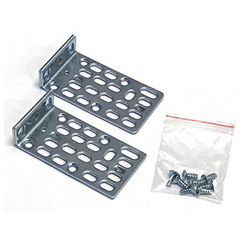 RW RoutersWholesale - Cisco Compatible 1RU Rack Mount Kit for Cisco Catalyst Switches, RCKMNT-1RU=