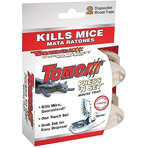 Tomcat Press 'N Set Mouse Trap, 2-Pack(2Pack 4 Traps total) Cover