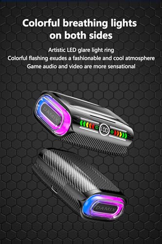 Image of True Wireless Earbuds, 2024 Bluetooth Headphones 5.3 Earbuds, Waterproof Touch Control Ear Buds in-Ear Built-in Mic, with LED Power Display, IP7 Waterproof Earphones Sport Headset - Model 44