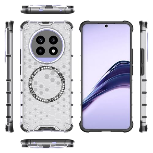 X}zP[X Ή@ for Realme 13 Pro 5G,Ή@ for Realme 13 Pro Plus 5G CJی h~yn[hPC+TPUz2 in 1 X}[gtHP[X White