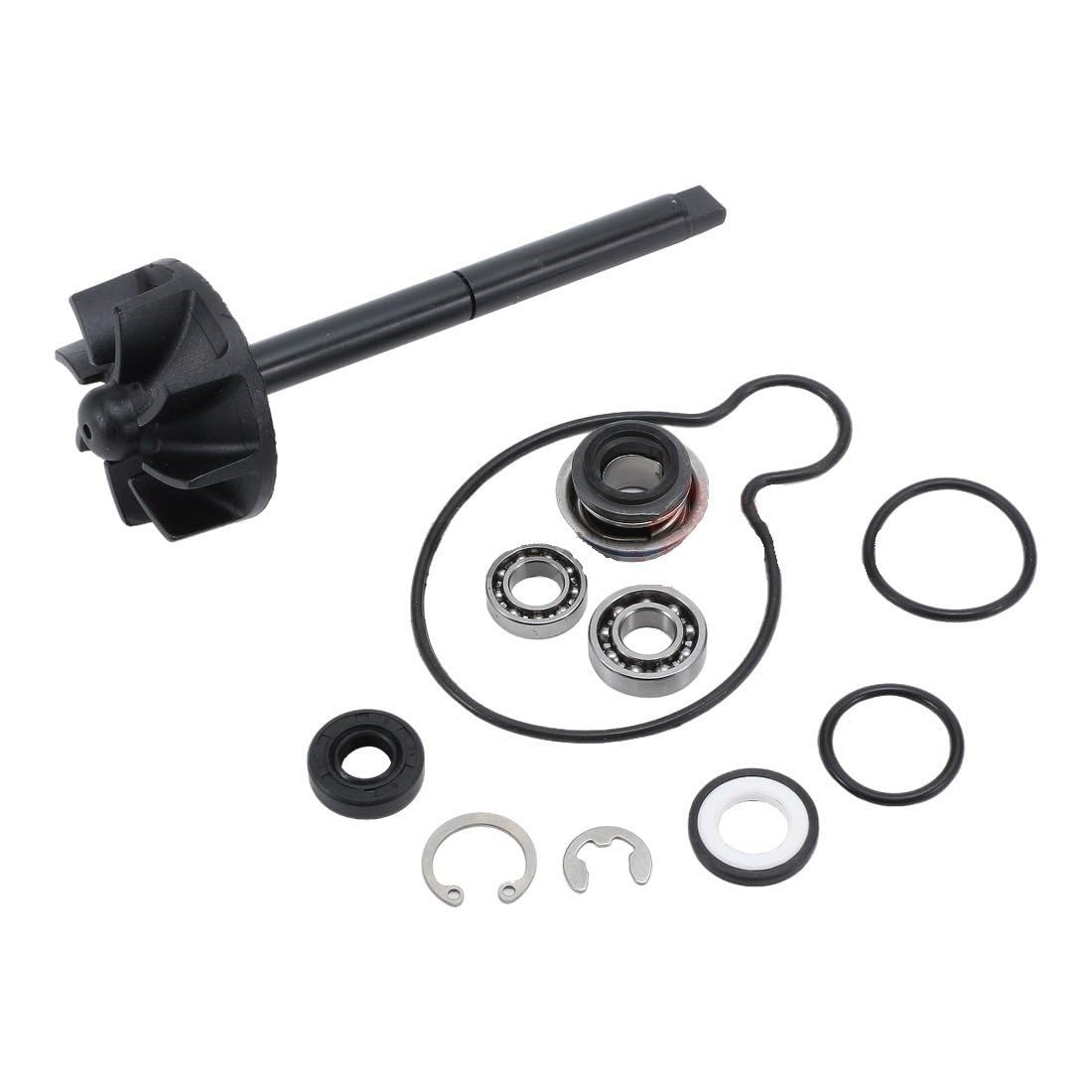 Pasuje do Suzuki AN650 Burgman SkyWave 650 2005-2017 17400-10G10 zestaw naprawczy wału wirnika pompy wodnej Zestaw chłodnicy wirnika pompy wodnej o dużych