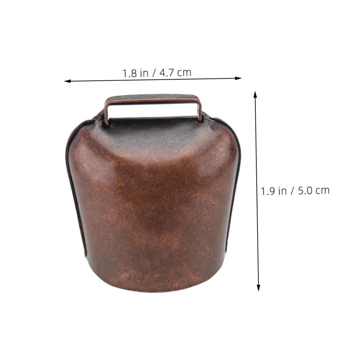 ibasenice Metal Training Bell for Large Animals Cow and Sheep Bells Camping Ornaments Sturdy Design