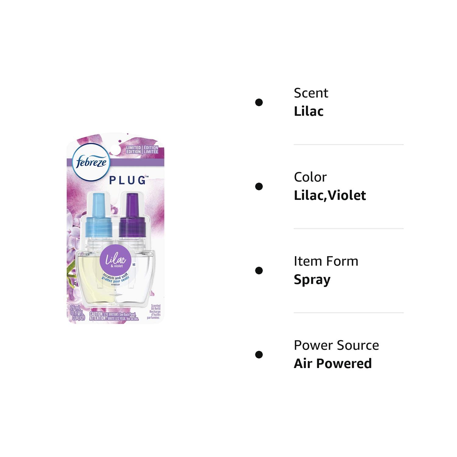 Febreze 3volution Refill Lilac & Violet 20ml - Branded Household