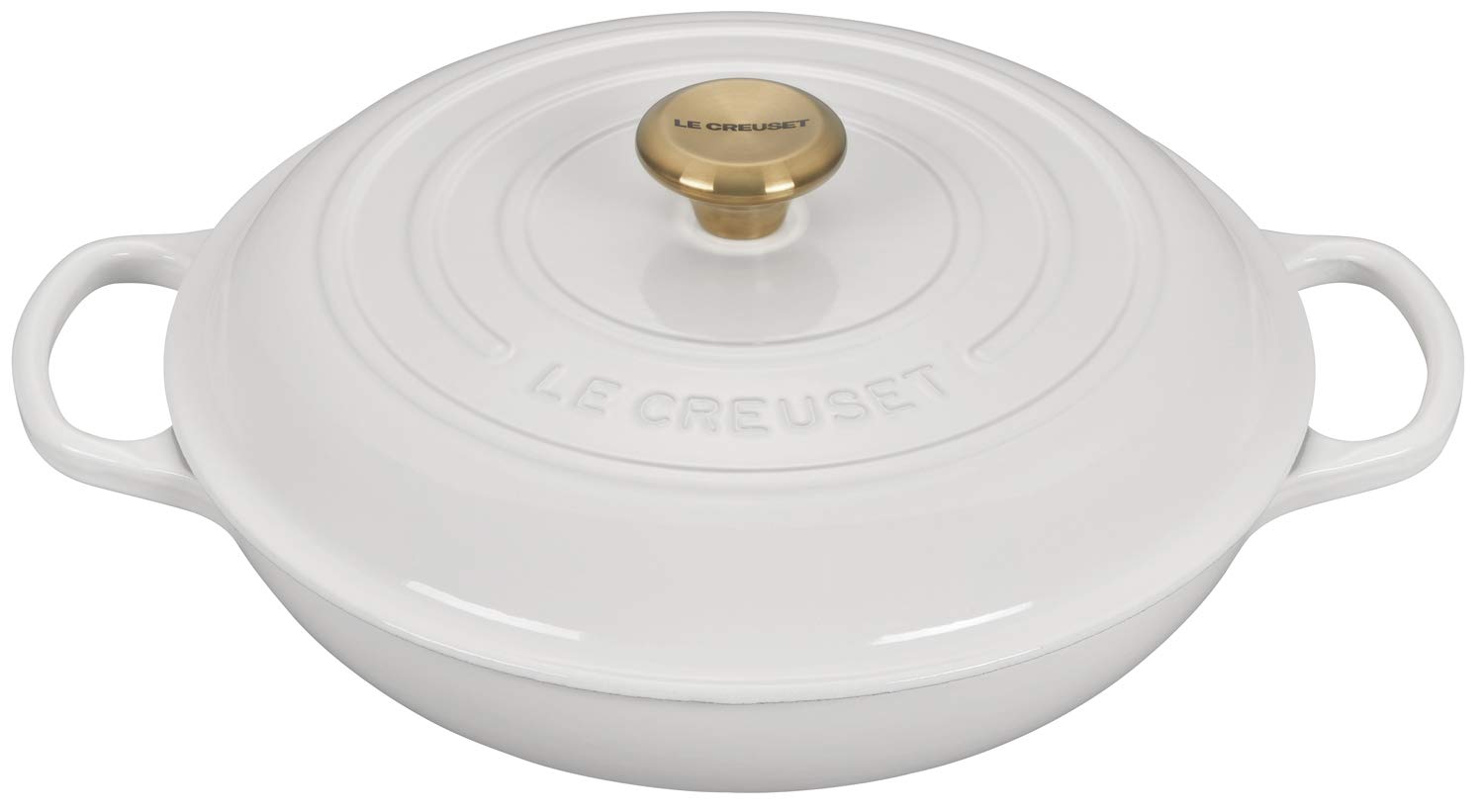 Le Creuset Signature Faitout Gourmet, couscoussier fonte, 30 cm, 3,5 L