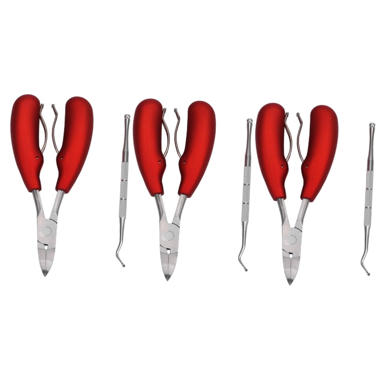 3 Piezas Juego De Cortauñas De Piel Muerta De Acero Inoxidable Cortador De Cutículas De Pedicura Herramientas Para Uñas Encarnadas Cortador De Manicura Tijeras De Uñas Importante