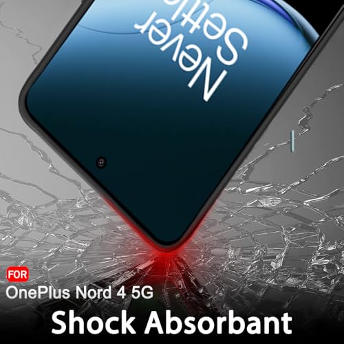 Image of TheGiftKart Sleek Back Cover Case for OnePlus Nord 4 5G | Slim Fit Protective Design | Ultra Matte Finish | Camera Protection Bump | Soft Silicon Back Cover Case for OnePlus Nord 4 (Silicone, Black)