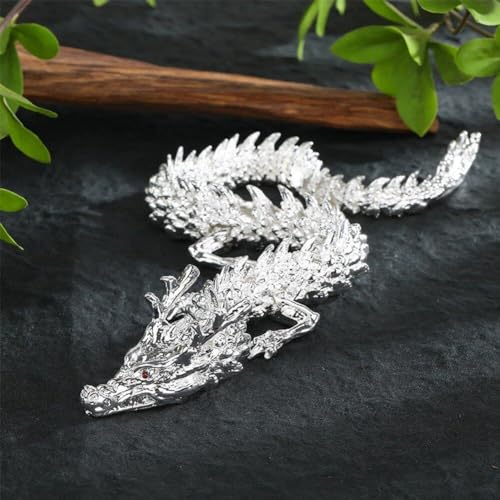 Ornement du zodiaque unique : offrez une statue de dragon 3D mobile d'exception - 8