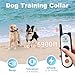 MIMOFPET Wireless Dog Fence for 2 Dogs - 25FT to 3500FT Electric Fence,185 Days Standby Time Training Collar,Pet Containment System with 3 Training Mode,Flash Light and Waterproof