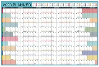 Amazon Brand - Eono Wall Planner 2023, January 2023 to December 2023, 2023 Planner, Wall Calendar 2023, Planner Family Calendar, Morandi's Color, A1 size 850 x 580 mm