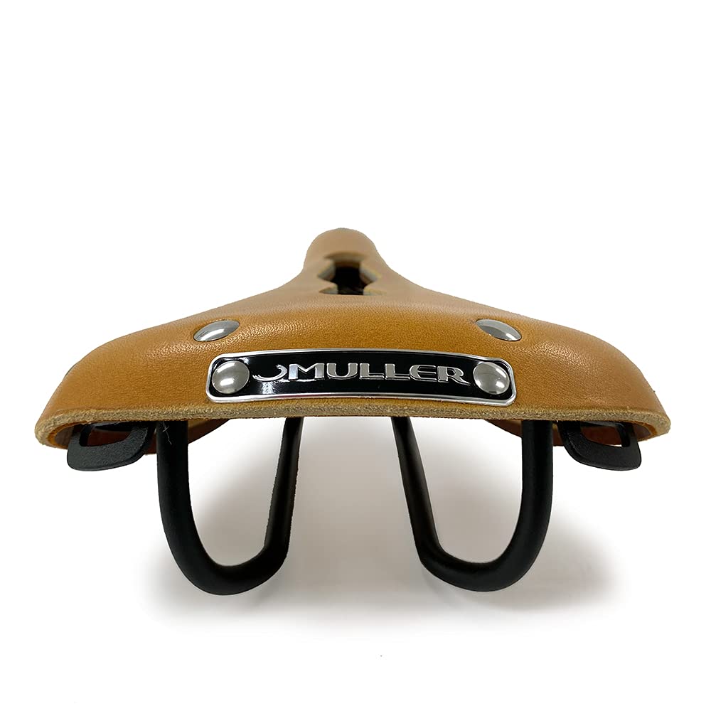 muller ミューラー　革サドル Amazon.com : Muller Leather Saddle (Black) : Sports & Outdoors