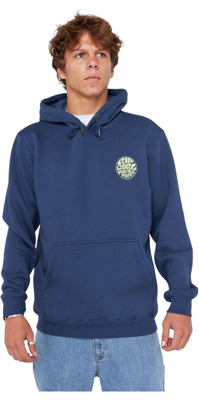 Rip Curl 2025 Hombres Sudadera con Capucha Wetsuit Icon CFEGM9 - Light Navy