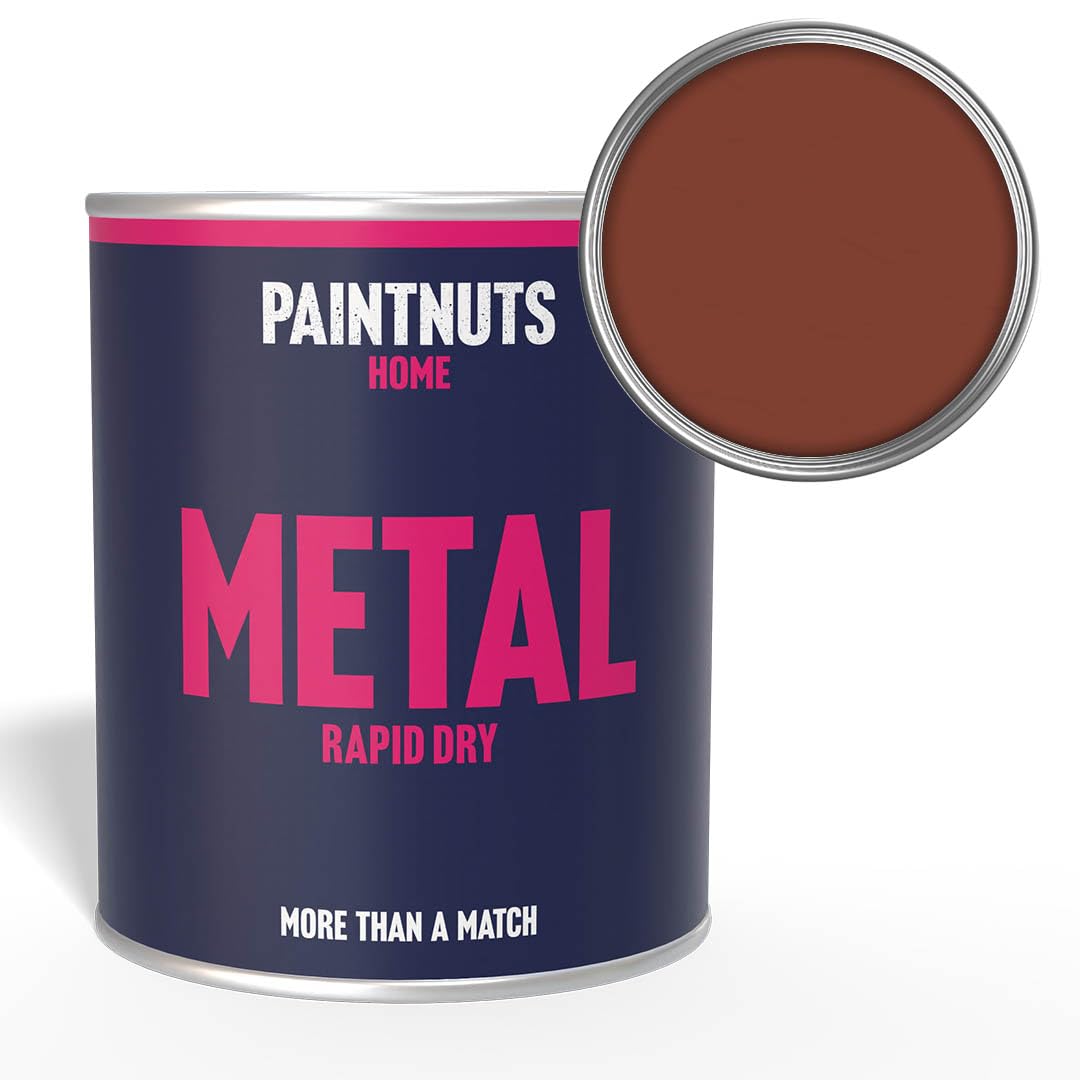 Paintnuts Pearl Copper (RAL-8029) Rapid Dry Metal Paint, Satin Finish 500ml