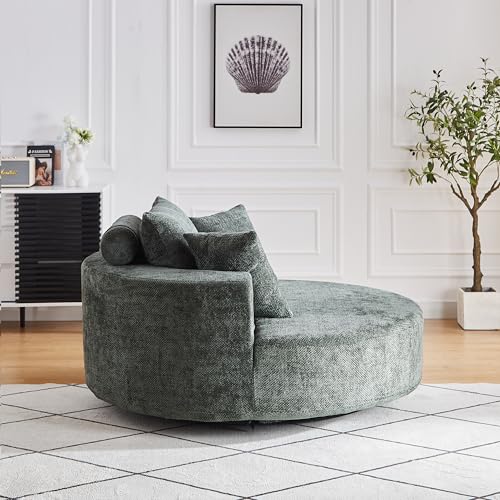 Sillón Plegable Chenille Verde Menta miniatura 4