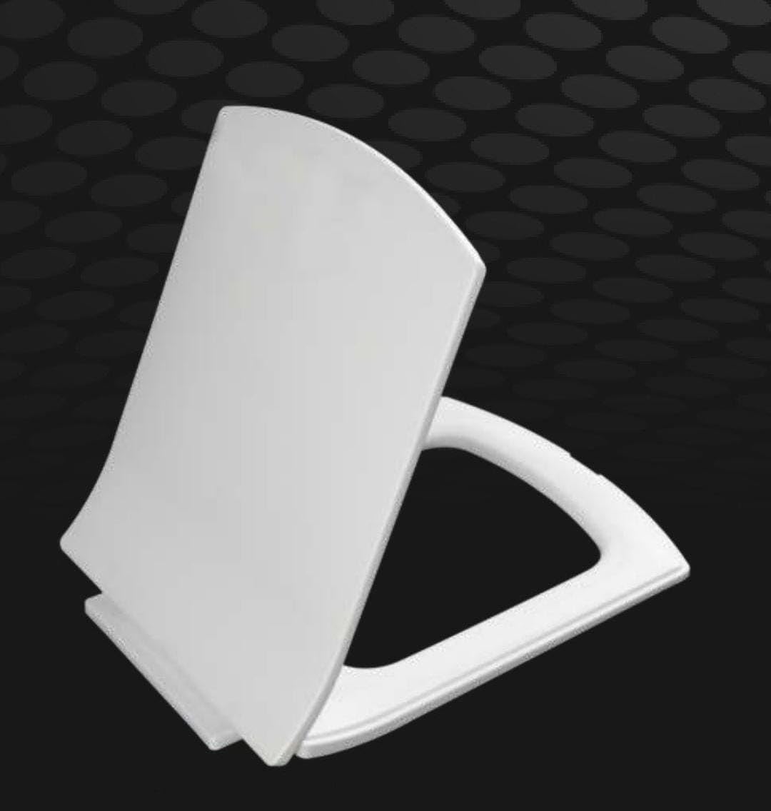 Heltus Premium Round Toilet Seat Cover | PVC Commode Seat Cover | Easy Installation | Resilent | Durable | White Color (45.5 x 34.3 Cm, Slim 735) (B0D6B3L5SX) Amazon Price History, Amazon Price Tracker