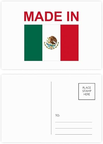 Miniatura 1 de Made In Mexico Country Love Postcard Set Birthday Mailing Thanks Greeting Card