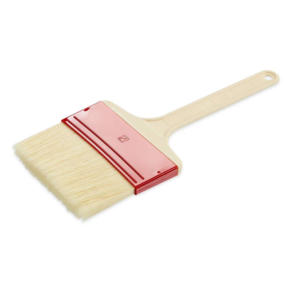 thermohauser Brush with Natural bristles, Long Design, Width 10 cm, Bristle Length Approx. 5.5 cm.