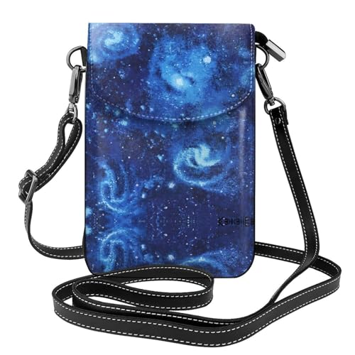 Sac bandoulière bleu galaxie petit format idéal pour vos sorties et voyages légers