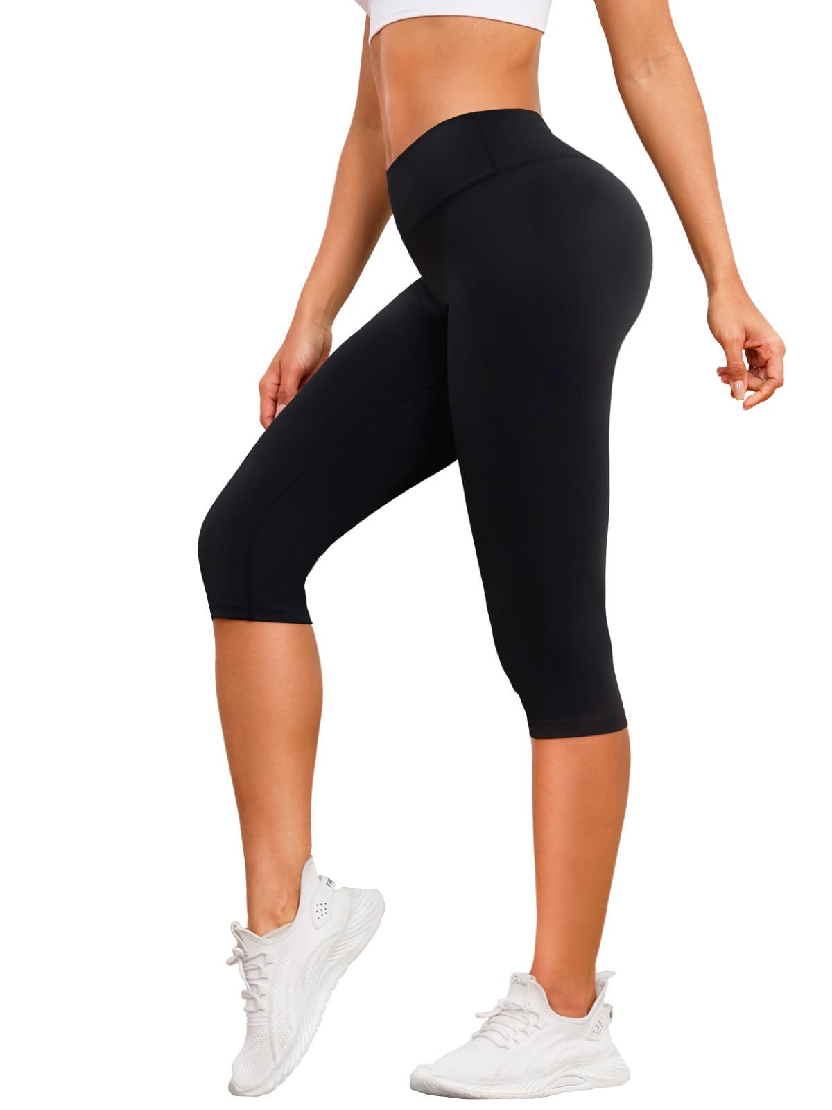 MixShe Leggings for Women Capri Yoga Pants Butt Lifting Shapewear Womens Clothing