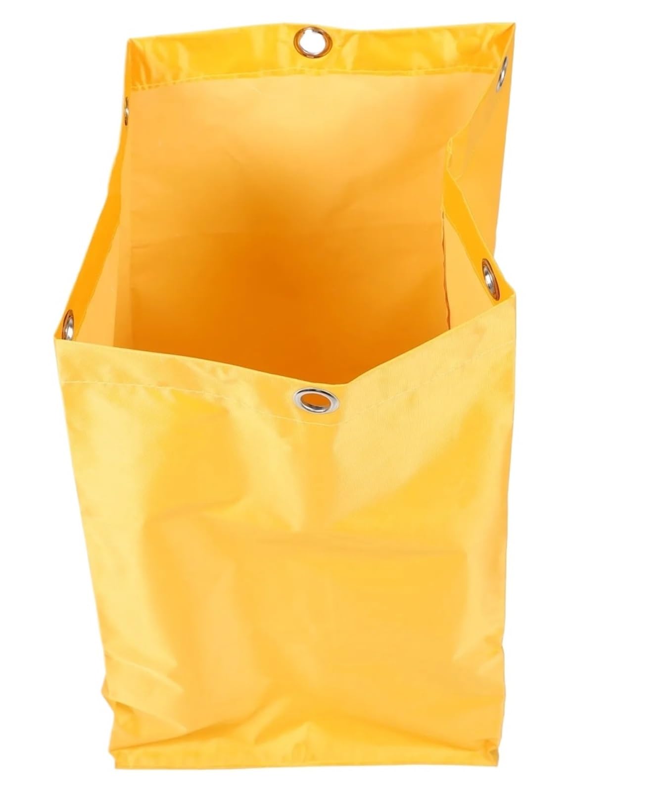 2Pcs Heavy-Duty Multifunctional Housekeeping Cart Cleaning Bag Replacement for Janitorial Trolley - Yellow Canvas Pouch