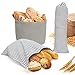 Cesto per il pane in tessuto con sacchetto per il pane in lino per una lunga durata, freschezza riutilizzabile, per conservare pane, pane, pane, pane, plastica, un bel regalo per ogni casa