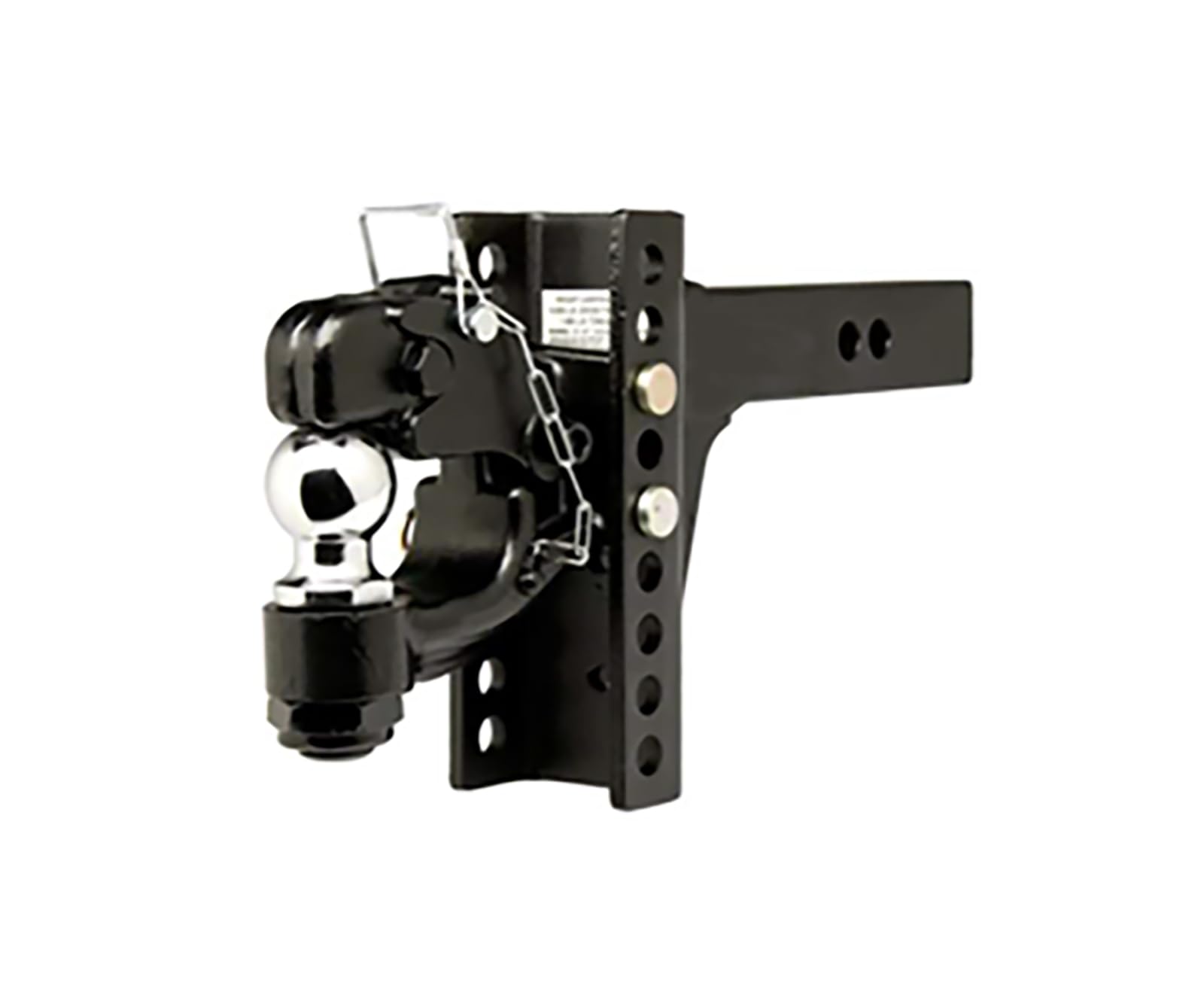 BLUE OX ADJ. BALL MOUNT; 2 RCVR; 6 DROP/RISE; 2-5/16 BALL/PINTLE; 13K BXH13162