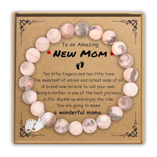 New Mom Gifts as Mom to be Gifts for Women After Birth, New Mama Bracelet for Mommy to Be, Mama to Be Bracelet as Pregnancy Gift for First Time Moms, Mother Jewelry as 1st Mothers Day Gift Ideas