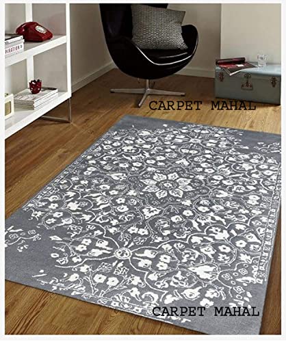Image of Carpet Mahal Export Quality Handmade Tuffted Pure Woollen Carpet for Hall Living Room Bedroom Size 10 x 14 feet (300X425 Cm) Color-Multi