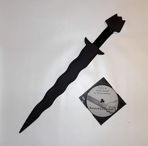 Espada Moro Kris Filipinas Entrenamiento Práctica Espada Filipino Cuchillo Artes Marciales Instrucción Video Polipropileno Réplica