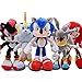 Gwgbxx 30 centimetri di Sonic della bambola della peluche Sonic Ombra Amy Rose cotone farcito molle gioco bambola giocattoli for i bambini di Chris regalo for i capretti
