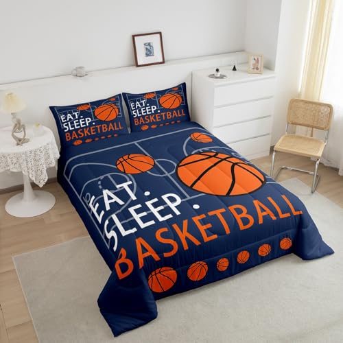 Image of Feelyou Basketball Bedding Set Full Size for Kids