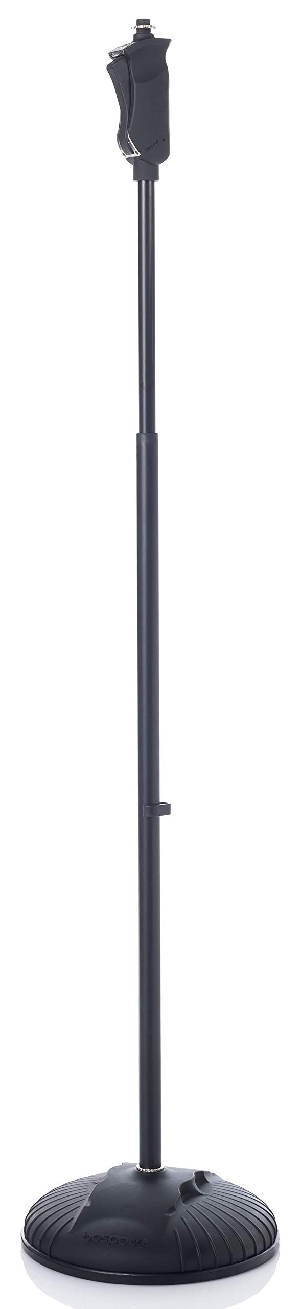 BESPECO MS14 - Asta microfonica professionale dritta con base tonda e sistema "easy handle"