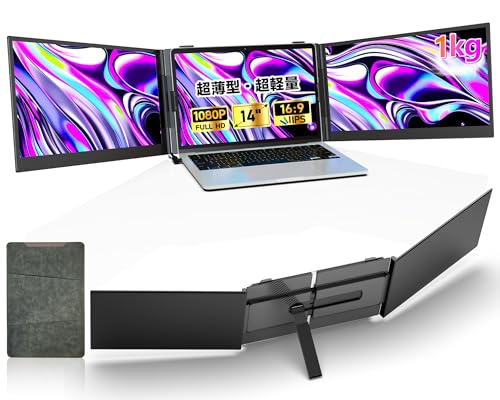 Amazon.co.jp: 14インチ ディアルモバイルモニター【超薄型・超軽量