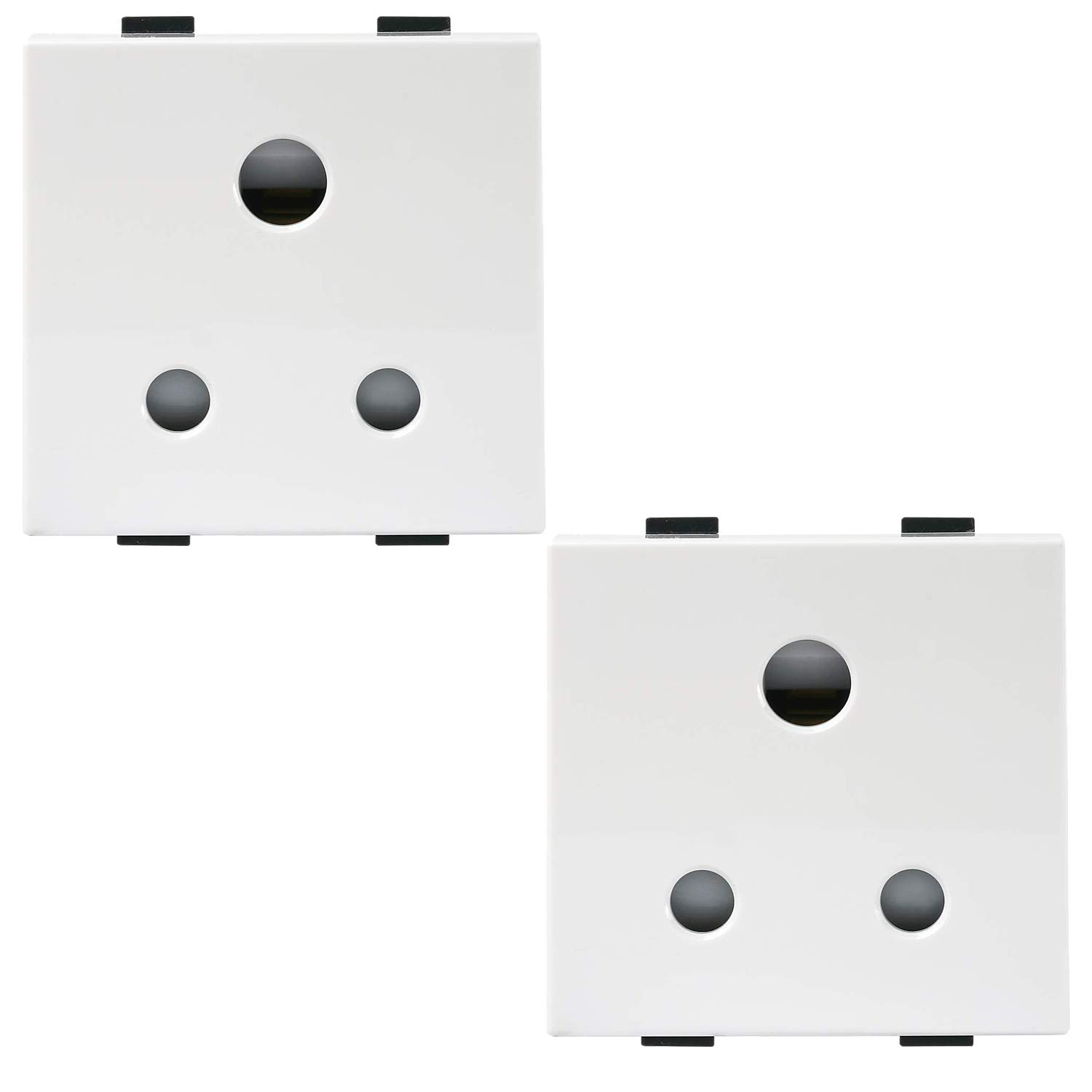 Anchor by Panasonic Roma Plus Modular Polycarbonate 2m 6A 3 Pin Round Socket (White, Pack of 2)-image-46