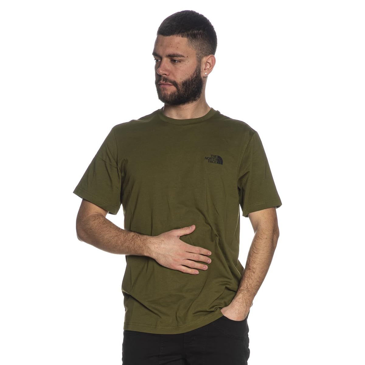 The North Face Simple Dome T-Shirt Forest Olive S