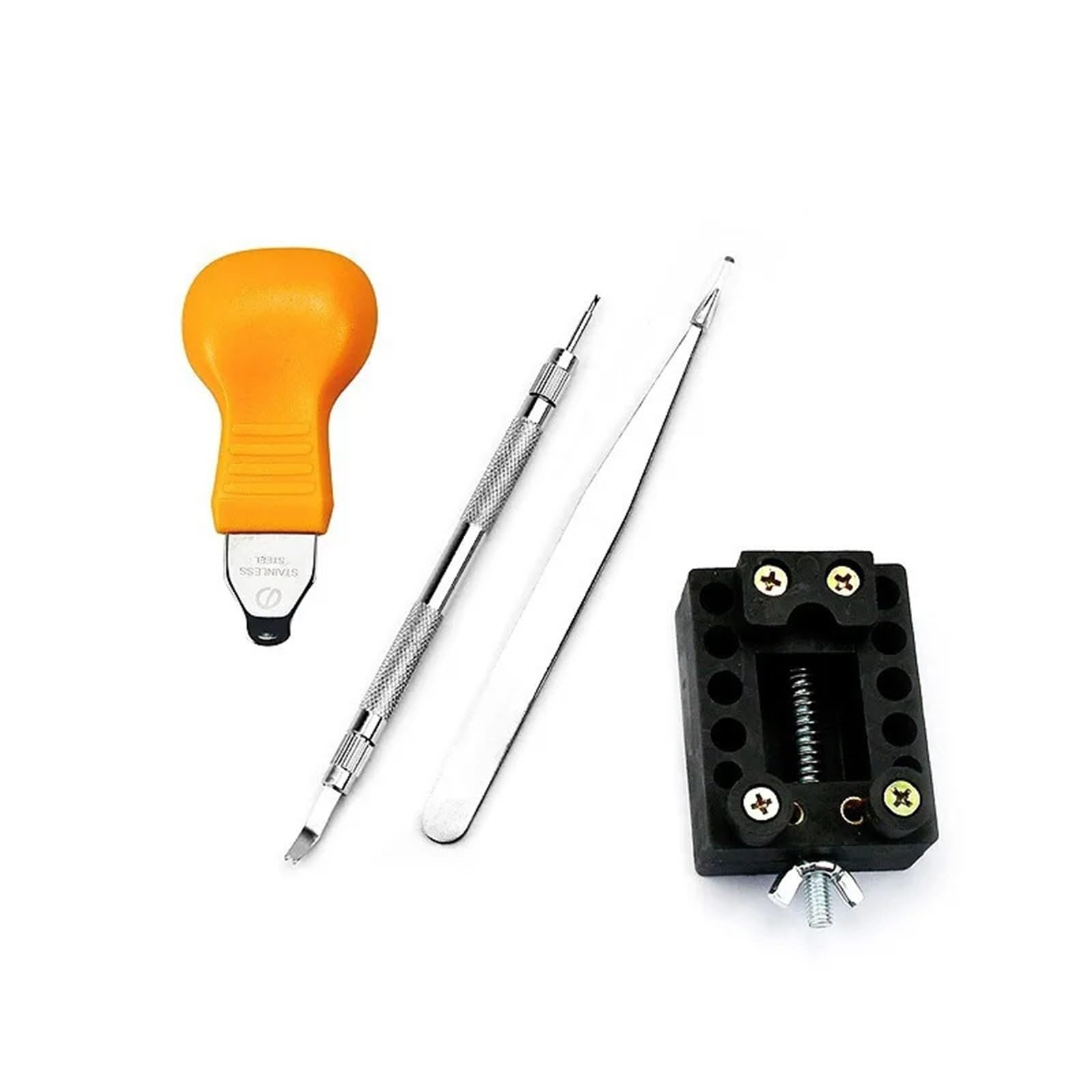 Kit de reparación de Relojes con Herramienta para pasadores de Resorte, reemplazo de batería, Kit Especial para Taller de reparación de Relojes para Quitar y reemplazar Correas de Relojes Ajustables.