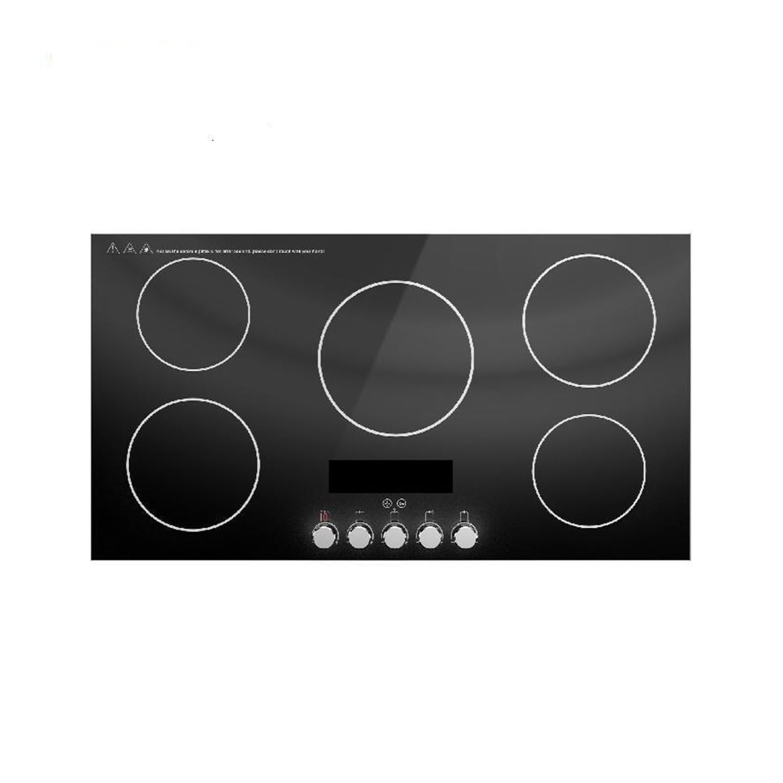 2/4/5 palników wbudowana płyta indukcyjna 11/12/30/35 Cal szkło ceramiczne płyta elektryczna z 9 poziomami mocy(30in 220V)