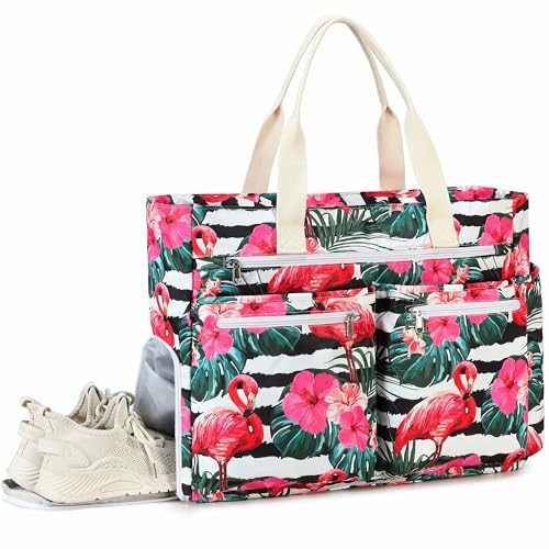 Borsa Da Spiaggia XXL, Beach Bag Grande con Scomparto per Scarpe Impermeabile a Prova di Sabbia,...