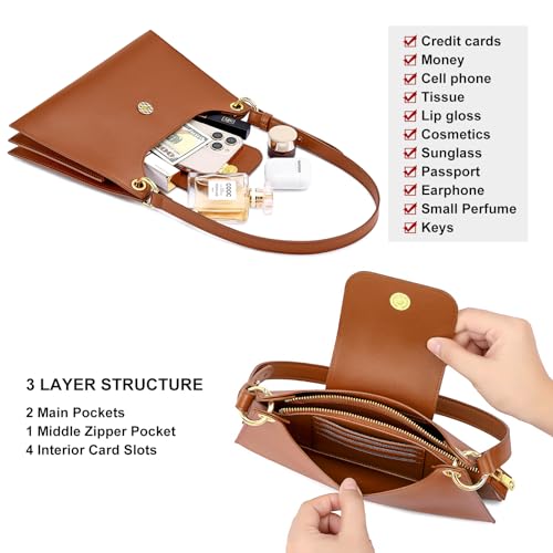 Peacocktion Shoulder Bag for Women Trendy Small Cute Vegan Leather Purses Handbags3