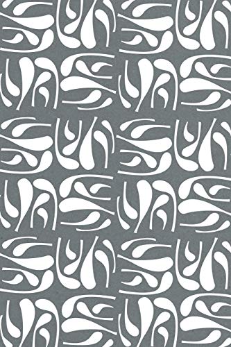 Notes: A Blank Sheet Music Notebook with Mid Century Style Pattern Cover Art image 3
