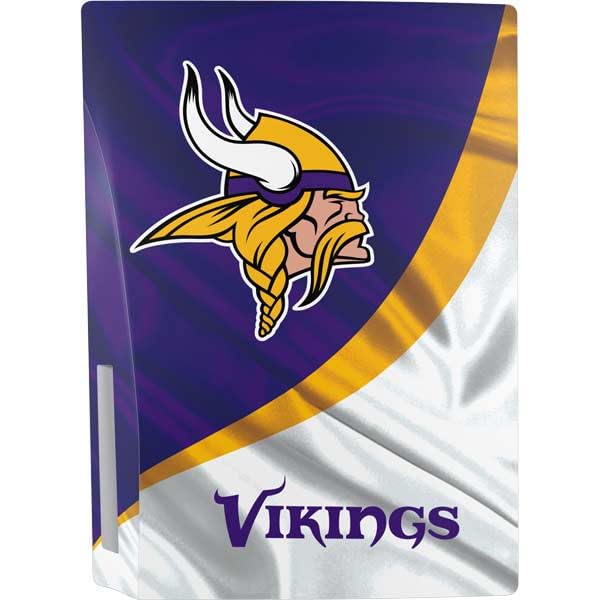 Skinit Decal Gaming Skin Compatible with PS5 Bundle - Officially Licensed NFL Minnesota Vikings Design