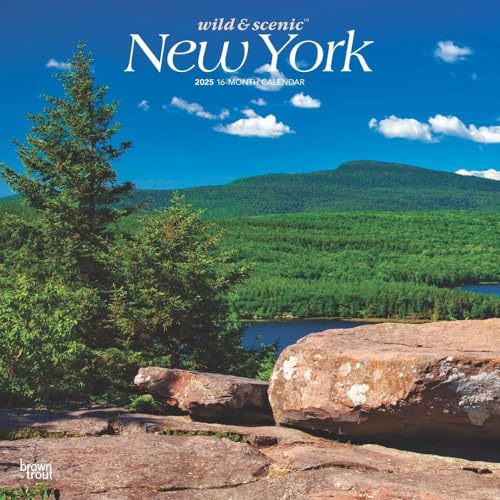 BrownTrout, New York Wild and Scenic 2025 Wall Calendar