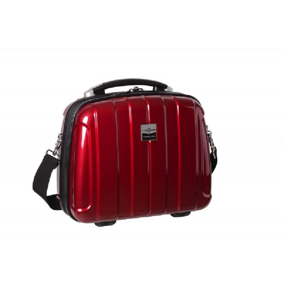 Vanity rigide Bahamas bordeaux 35 cm polycarbonate contre chocs bagages - 7