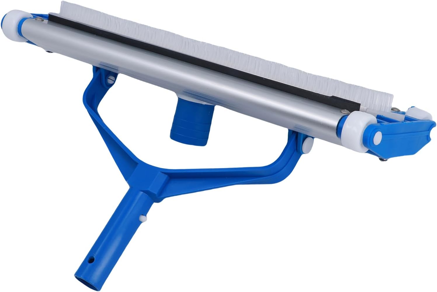 Heavy Duty Pool Vacuum Head, 45cm Width Aluminum Base Pool Vacuum Head Attachment with Brush for Efficient Cleaning