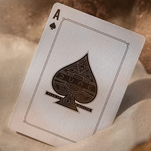 Baraja de Cartas Póker Theory11 Dune Gris/Oro miniatura 5