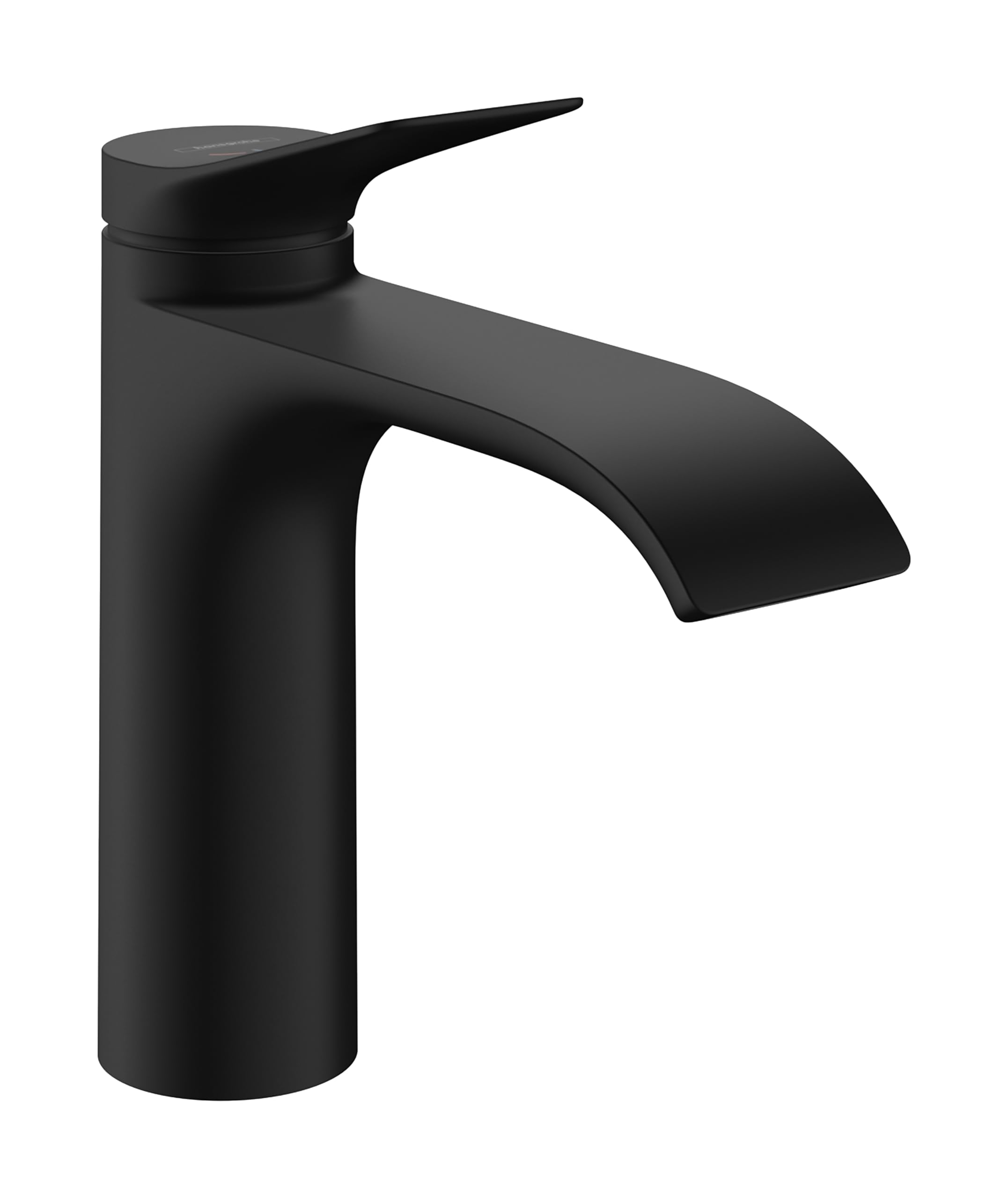 hansgrohe Vivenis, bathroom tap with pop-up waste set, energy-saving (CoolStart), bathroom sink tap with spout height 110 mm