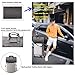 BUG Duffle Garment Bags for Travel Convertible Hanging Suitcase with Shoes Compartment Grey